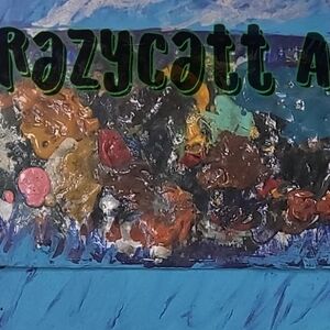 CrazyCatt Abstract Mixed-Color Home Art Canvas